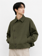 Study 01 - Form 07, Cocoon Sleeves Flared Back Jacket