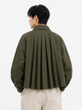 Study 01 - Form 07, Cocoon Sleeves Flared Back Jacket
