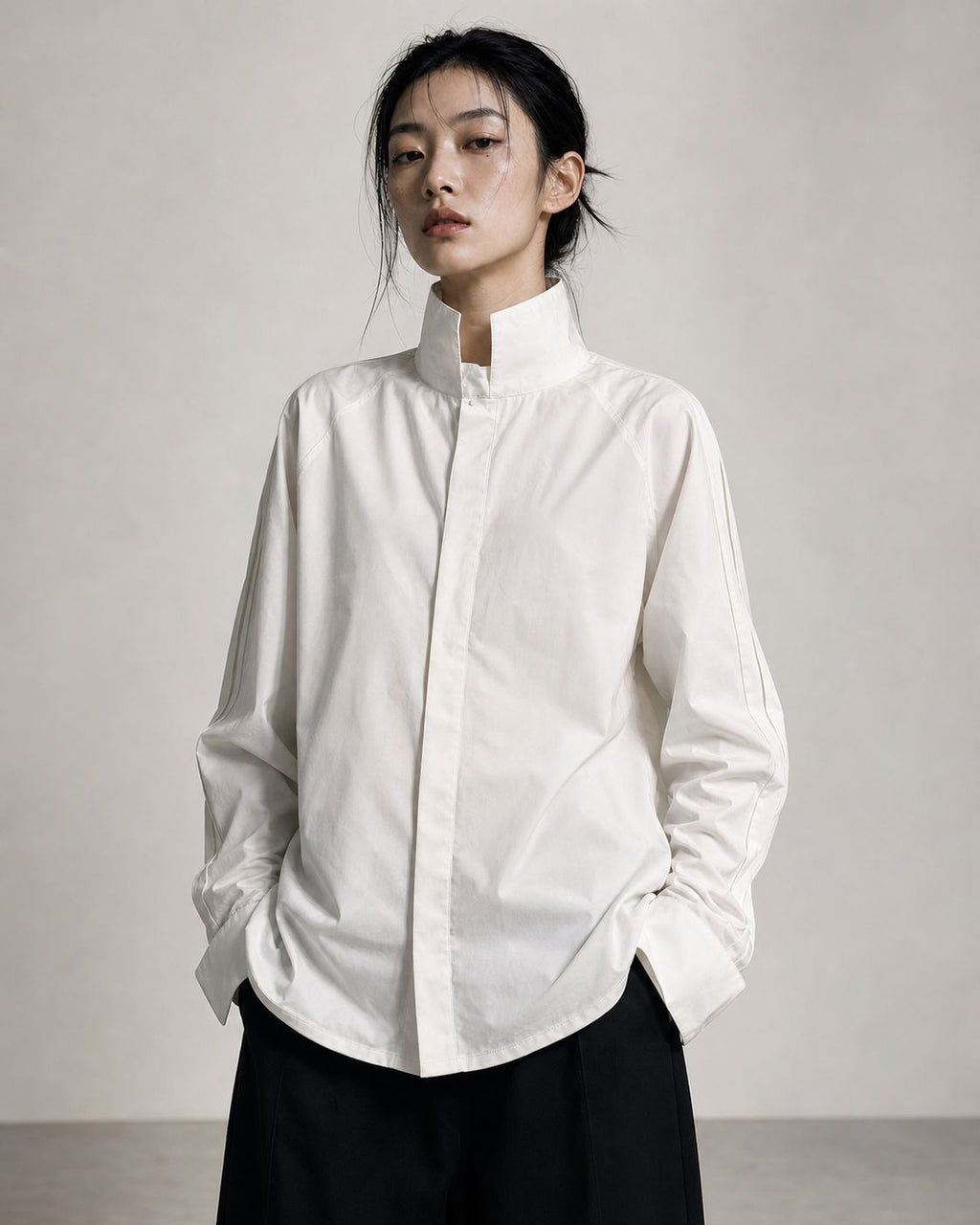 Study 01 - Form 17, Coloumn Poplin Shirt