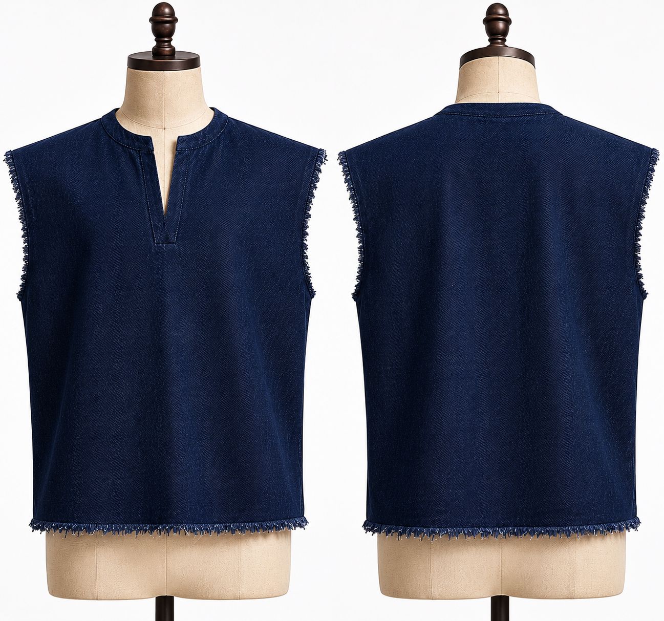 Study 01 - Form 07, Cocoon Sleeves Flared Back Jacket