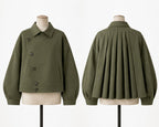 Study 01 - Form 07, Cocoon Sleeves Flared Back Jacket