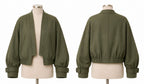 Study 01 - Form 08, Open Front Cocoon Sleeves Outer