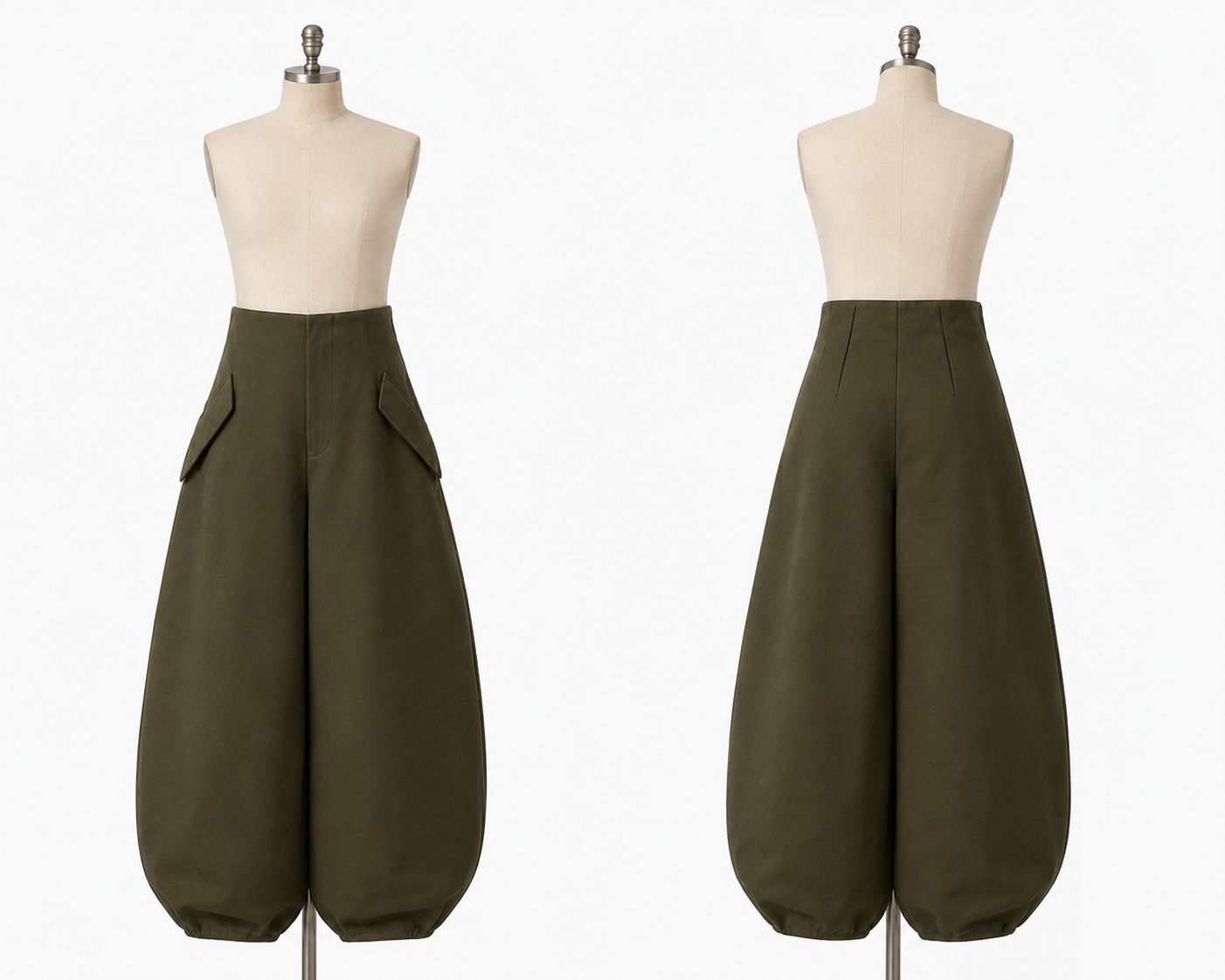 Study 01 - Form 15, Sculpted  O-CUT Pants