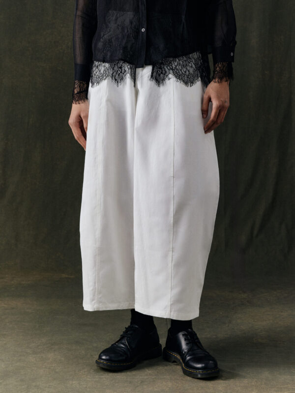 Study 01 – Form 33, Soft Balloon Pants in White