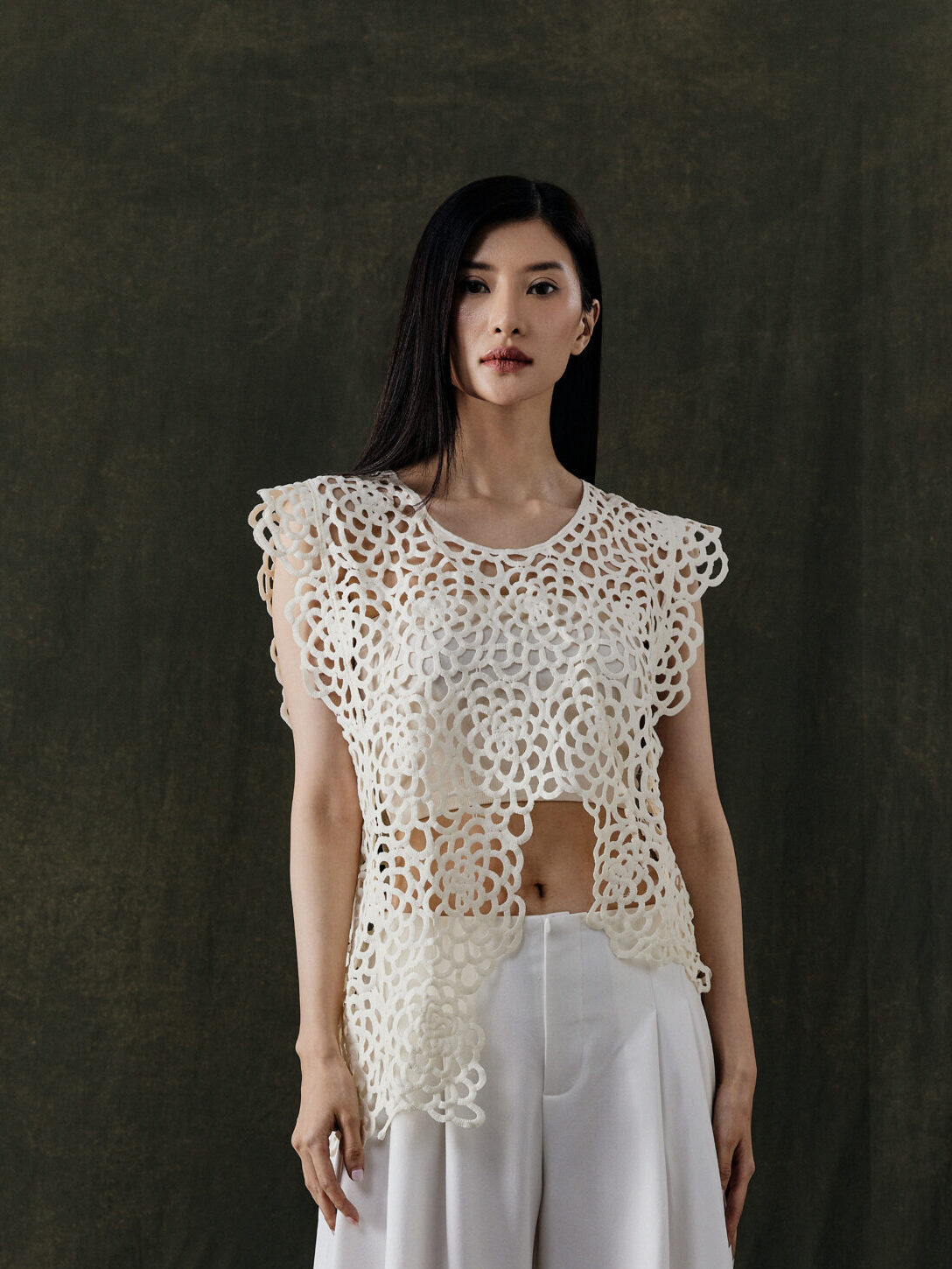 Study 01 – Form 24, Aster Top in White - Image 1