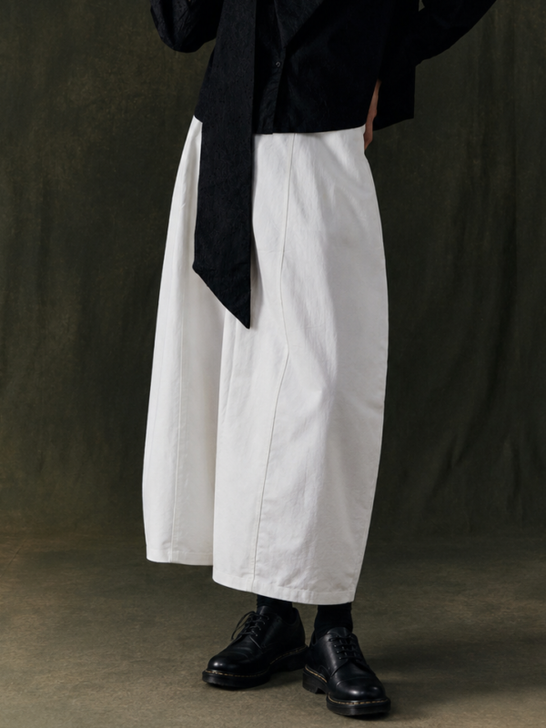Study 01 – Form 33, Soft Balloon Pants in White