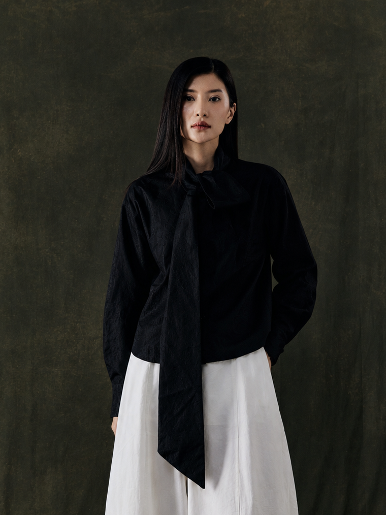 Study 01 - Form 21, Ascend Scarf Shirt - Image 1