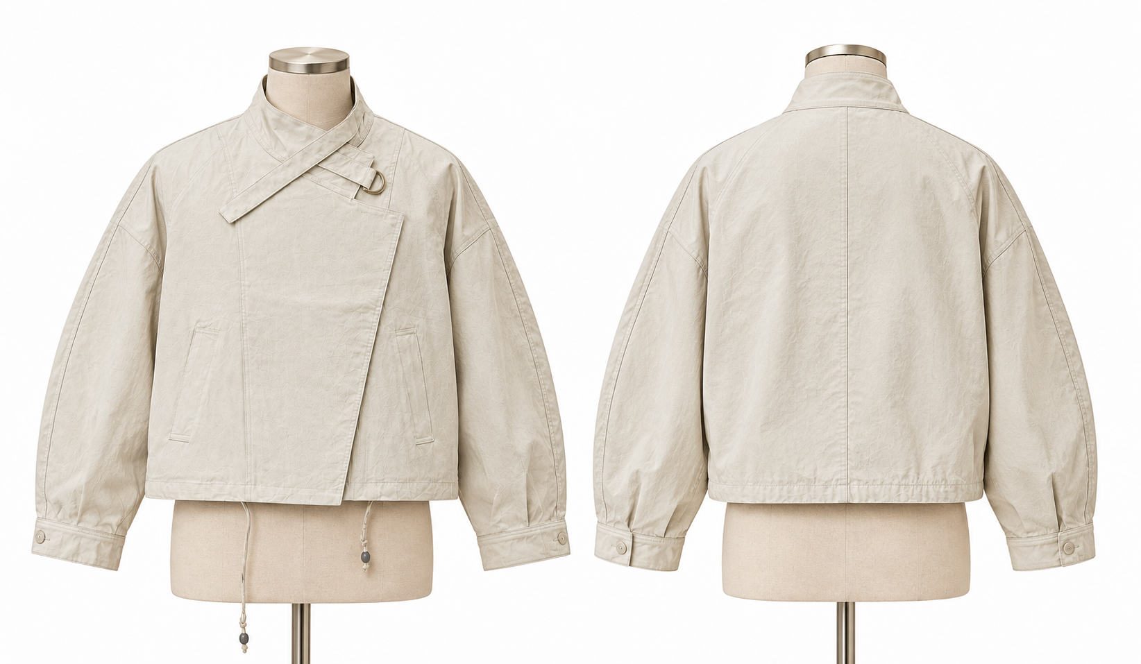 Study 01 - Form 59, Buckle Colar Jacket - Image 2