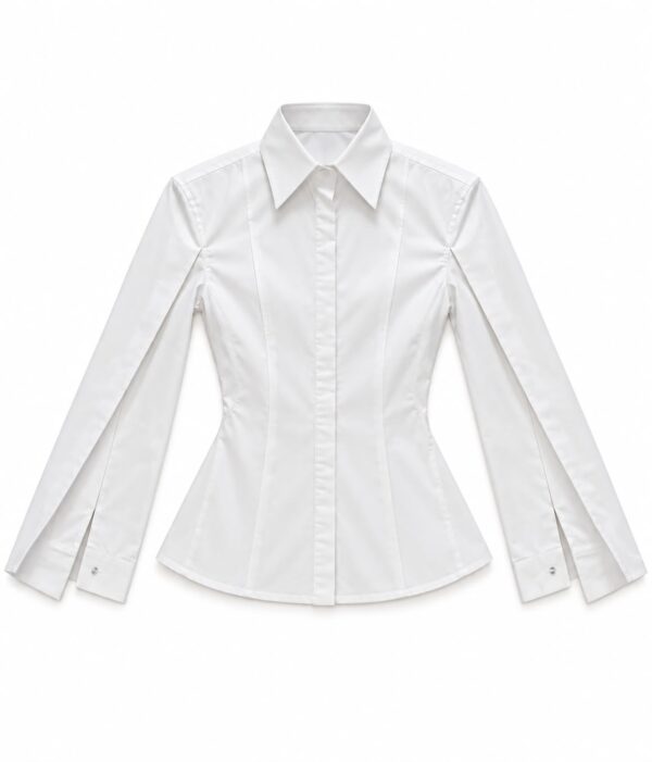 Study 01 - Form 41, Dual Sleeves Structured  Top - Image 1