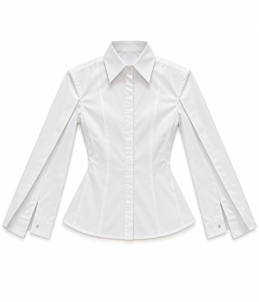 Study 01 - Form 41, Dual Sleeves Structured  Top